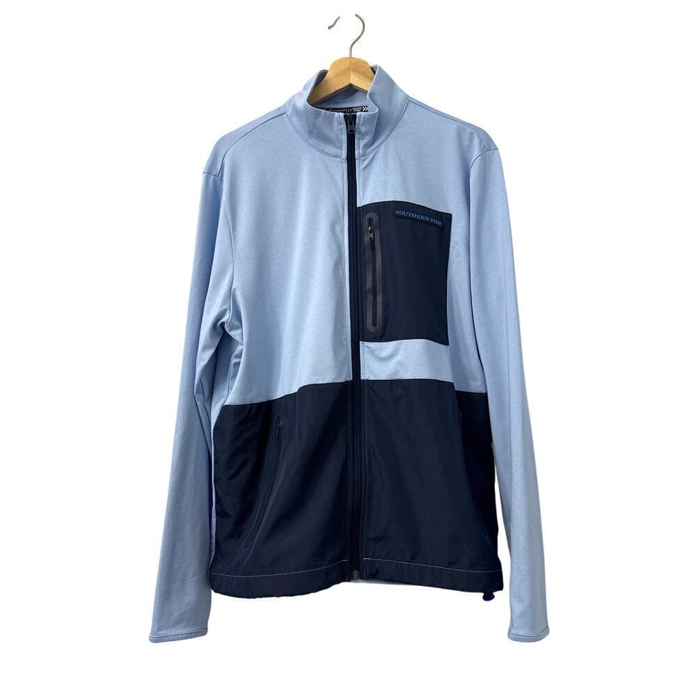 Southern Tide Full Zip Jacket Men's Medium Blue